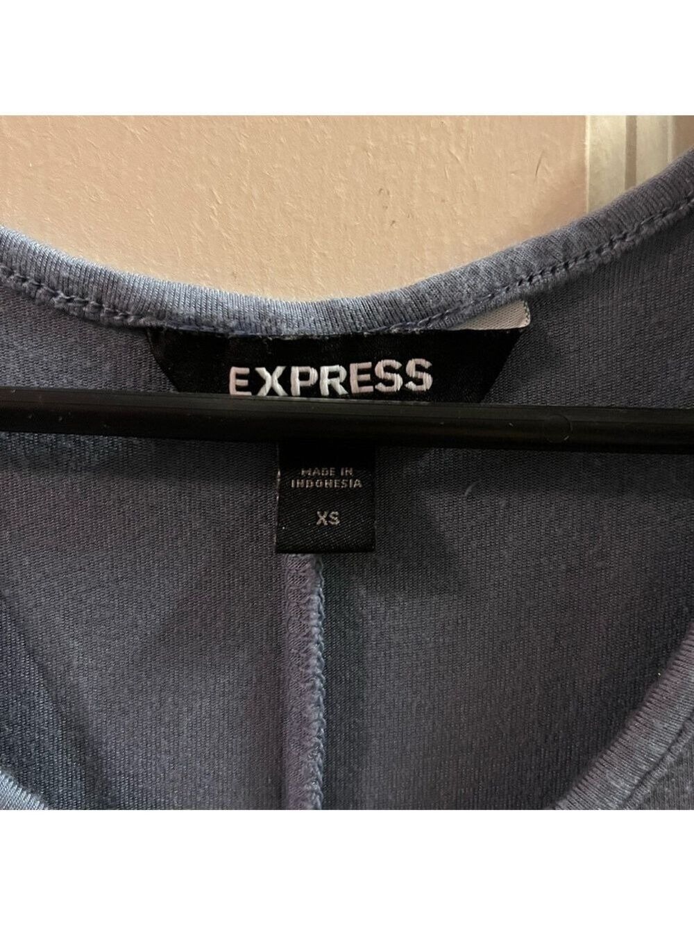 Express Blue Sleeveless Lightweight Dress - Picture 2 of 3